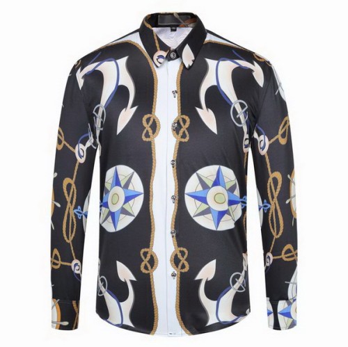 Versace long sleeve shirt men-002(M-XXXL)