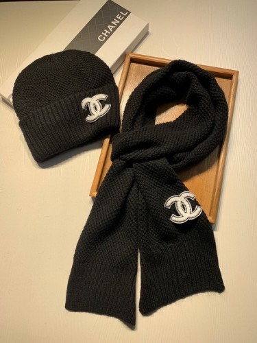 CHAL Wool Cap Scarf AAA-176