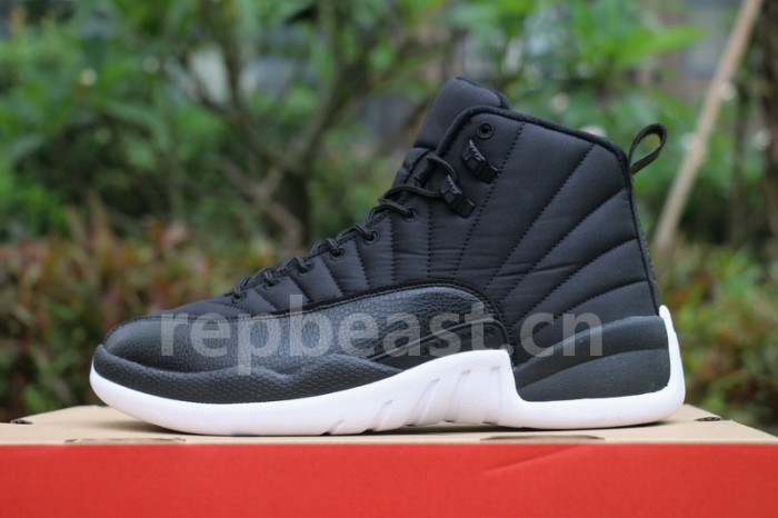 Authentic Air Jordan 12 “Black Nylon”