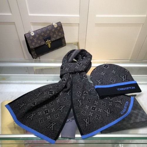 LV Wool Cap Scarf AAA-221