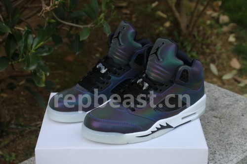 Authentic Air Jordan 5 WMNS “Oil Grey”