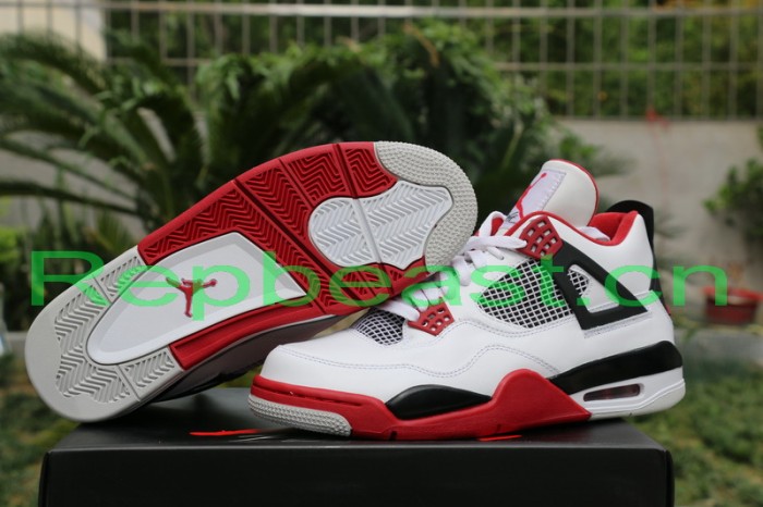 Authentic Air Jordan 4 Fire Red