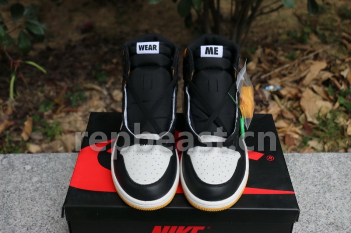 Authentic Air Jordan 1 NRG “No L’s” Black Yellow