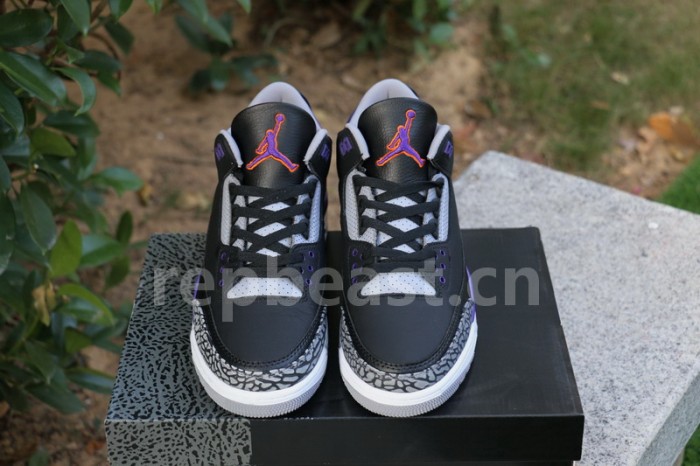 Authentic Air Jordan 3 “Court Purple”