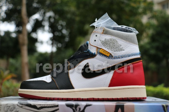 Authentic Union x Air Jordan 1 Retro High OG NRG White Red