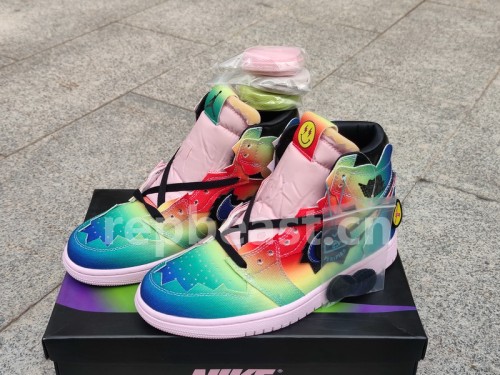 Authentic J Balvin x Air Jordan 1