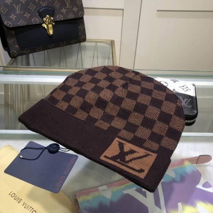 LV Wool Cap Scarf AAA-131