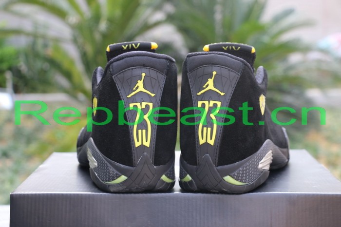Authentic Air Jordan 14 “Black Suede Ferrari”