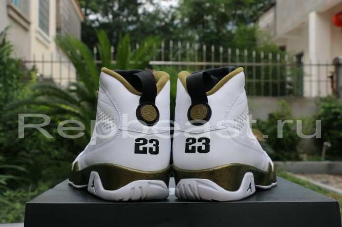 Authentic Air Jordan 9 Copper Statue