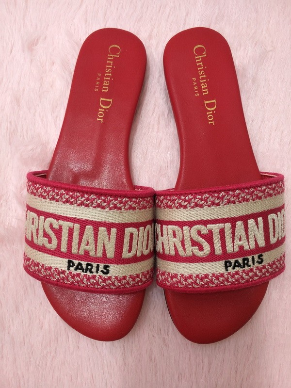 Dior women slippers 1;1 Quality-006