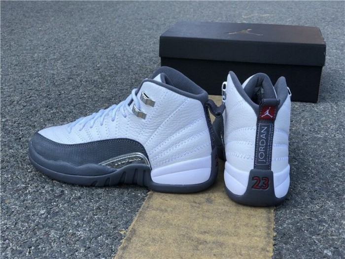 Authentic Air Jordan 12 “Dark Grey” GS