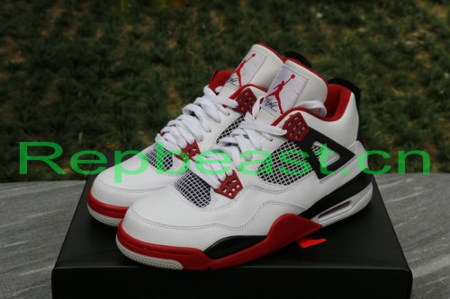 Authentic Air Jordan 4 Fire Red