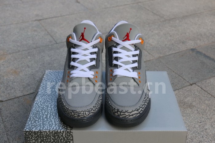 Authentic Air Jordan 3 “Cool Grey”