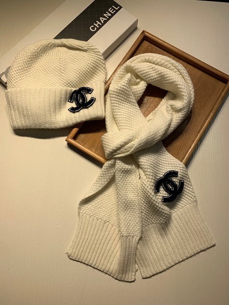 CHAL Wool Cap Scarf AAA-177