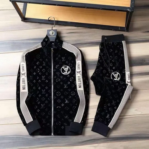 LV long sleeve men suit-362(M-XXXL)