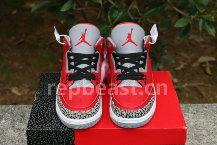 Authentic Air Jordan 3 “Red Cement”