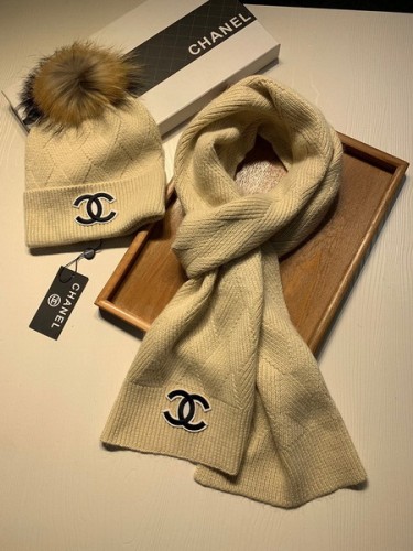 CHAL Wool Cap Scarf AAA-190