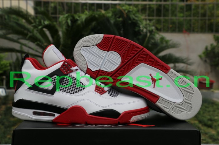 Authentic Air Jordan 4 Fire Red