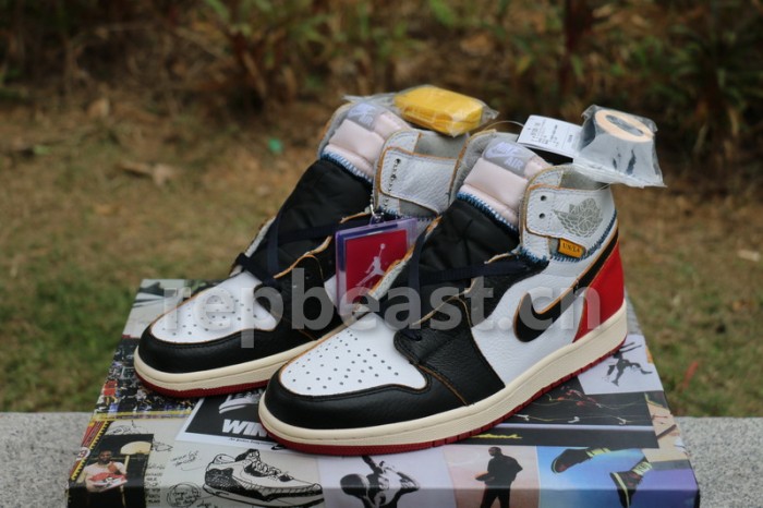 Authentic Union x Air Jordan 1 Retro High OG NRG White Red