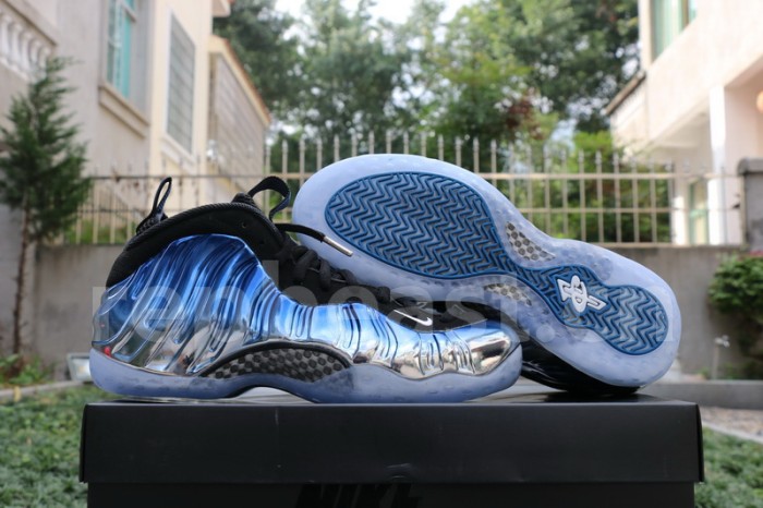 Authentic Nike Air Foamposite One “Blue Mirror”