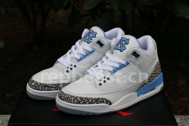 Authentic Air Jordan 3 UNC PE