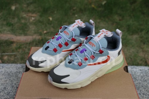 Authentic Travis Scott x Nike Air Max 270 React “Cactus Trails” kids size