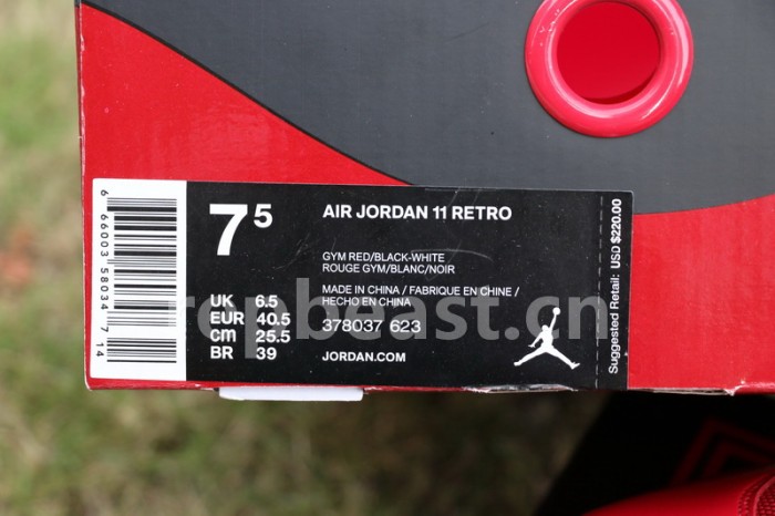 Authentic Air Jordan 11 “Gym Red”