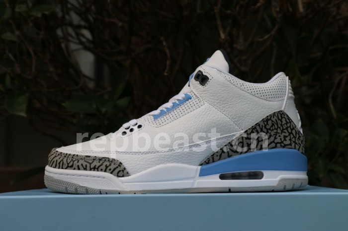 Authentic Air Jordan 3 “UNC” 2020