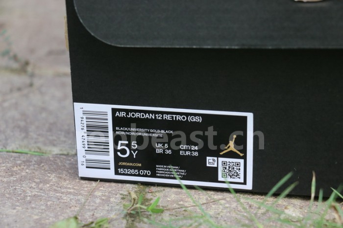 Authentic Air Jordan 12 “University Gold”  GS
