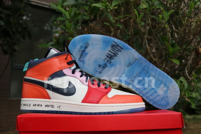 Authentic Melody Ehsani x Air Jordan 1 Mid  “Fearless” Women Shoes