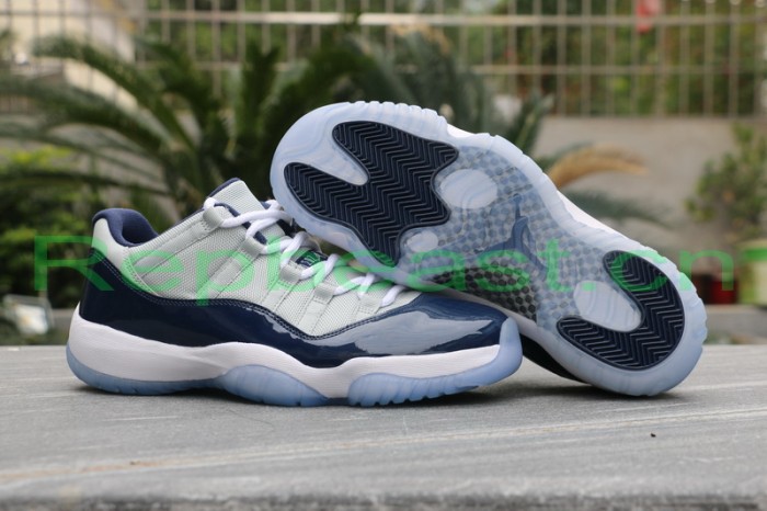 Authentic Air Jordan 11 Low “Georgetown” 2015 Fixed Version