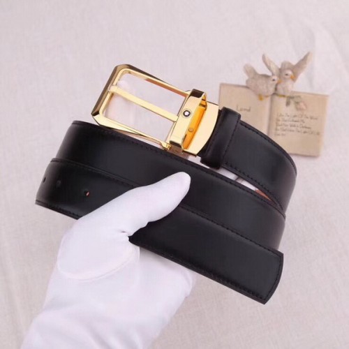 Super Perfect Quality MontBlanc Belts(100% Genuine Leather,steel Buckle)-005