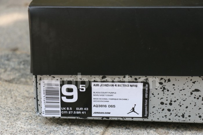 Authentic Air Jordan 4 NRG Raptors