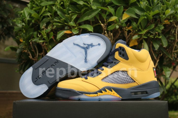 Authentic Air Jordan 5 SP “Michigan”