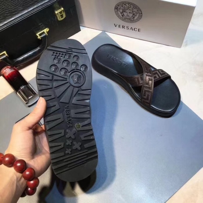 Versace men slippers AAA-098