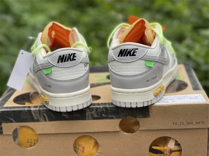 Authentic OFF-WHITE x Nike Dunk Low “The 50”   DM1602 128