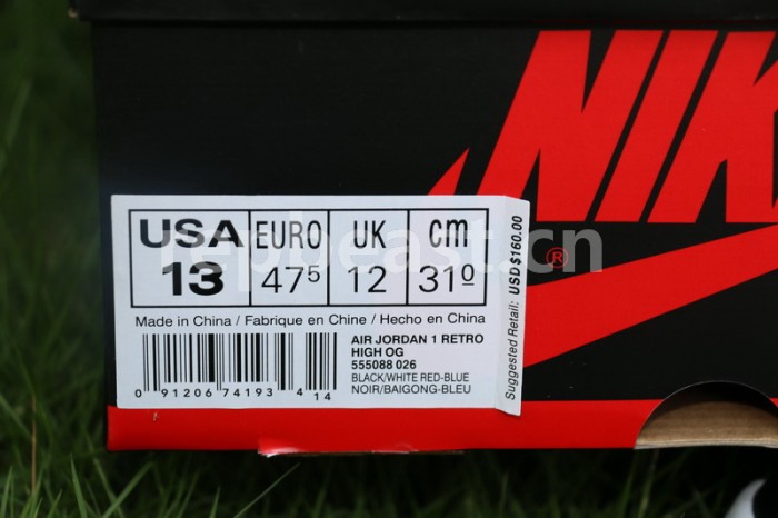 Authentic Air Jordan 1 High OG Top 3