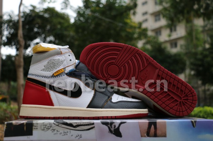Authentic Union x Air Jordan 1 Retro High OG NRG White Red