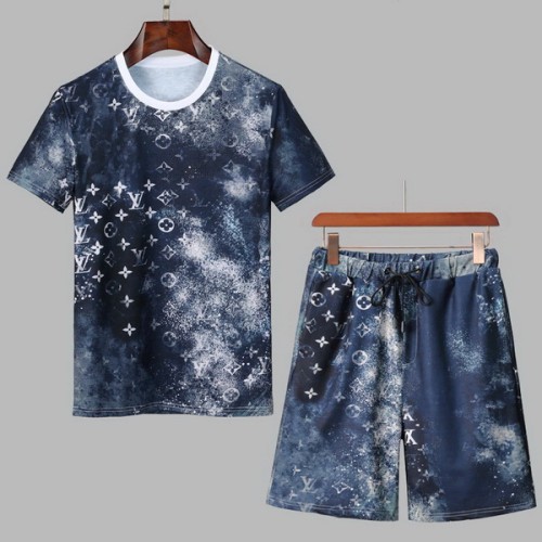 LV short sleeve men suit-033(M-XXXL)