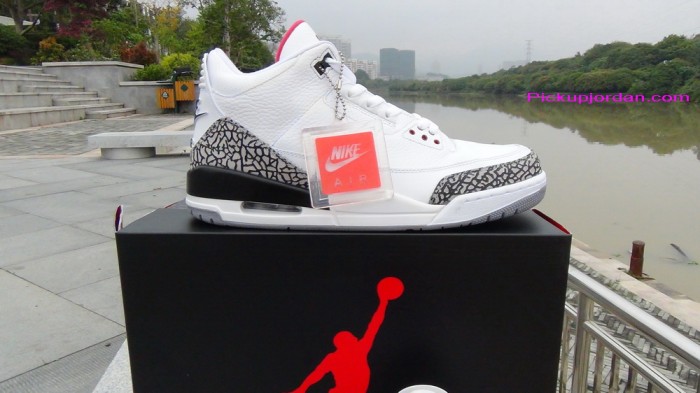 Authentic Air Jordan 3'88 “White Cement”
