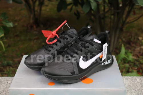 Authentic Off White x Nike Zoom Fly Black