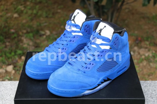 Authentic Air Jordan 5 “Blue Suede”