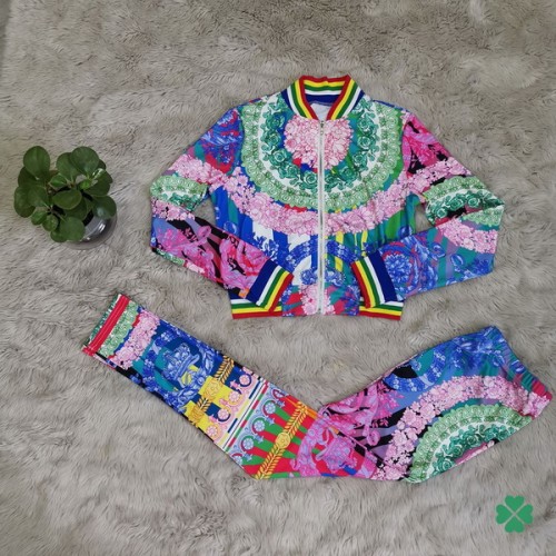 Versace long sleeve women suit-073(S-XXXL)