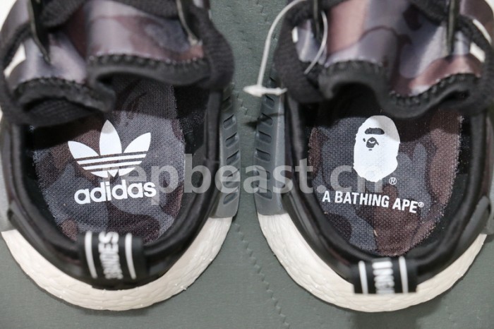 Authentic BAPE x AD NMD Black