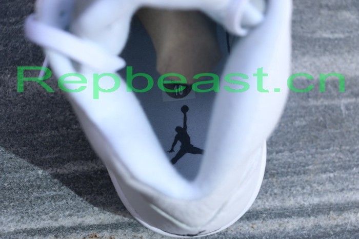 Authentic Air Jordan 5 White/Metallic Silver