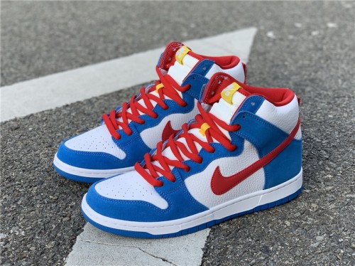 Authentic Nike SB Dunk High “Doraemon”
