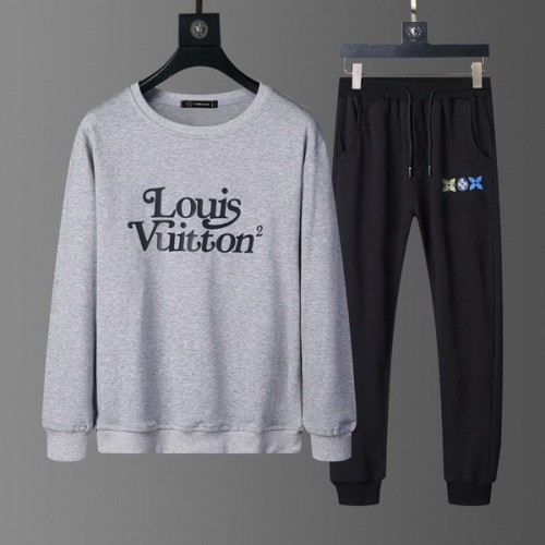 LV long sleeve men suit-042(M-XXXL)