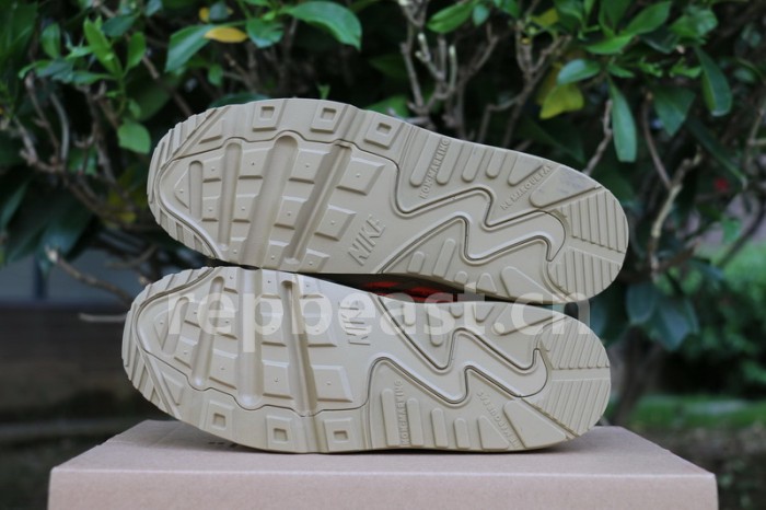 Authentic OFF-WHITE x Nike Air Max 90 “Desert Ore” Kids Shoes