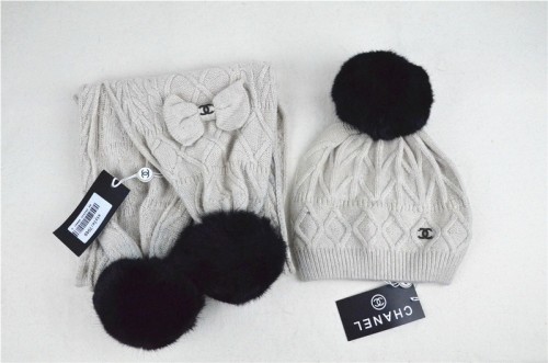 CHAL Wool Cap Scarf AAA-011