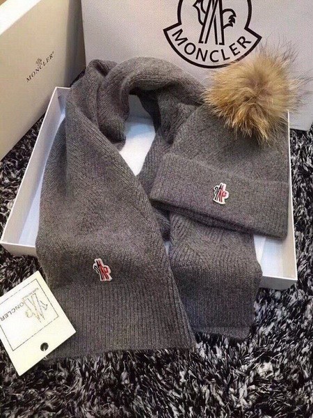 Moncler Wool Cap Scarf AAA-266